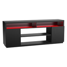Load image into Gallery viewer, Modern 68 Inch TV Stand Media Console with LED Lights for Living Room
