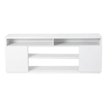 Cargar imagen en el visor de la galería, Modern 68 Inch TV Stand Media Console with LED Lights for Living Room
