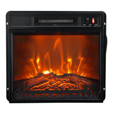 Load image into Gallery viewer, 18&quot; Modern Black Insert Electric Fireplace with Remote Control
