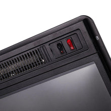 Load image into Gallery viewer, 18&quot; Modern Black Insert Electric Fireplace with Remote Control

