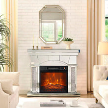 Load image into Gallery viewer, 18&quot; Modern Black Insert Electric Fireplace with Remote Control
