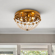 Cargar imagen en el visor de la galería, 3-Light Golden Bohemian LED Modern Flush Mount Lighting
