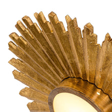 Load image into Gallery viewer, Golden Sunburst Flush Mount LED Lighting
