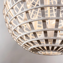 Carregar imagem no visualizador da galeria, 6-Light Vintage And Farmhouse Globe Island Pendant Light in White
