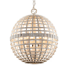 Carregar imagem no visualizador da galeria, 6-Light Vintage And Farmhouse Globe Island Pendant Light in White
