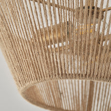 Cargar imagen en el visor de la galería, Farmhouse 2-Light Flush Mount Lighting with Rattan Rope
