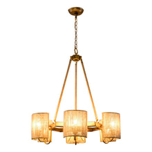 Load image into Gallery viewer, 6-Light Farmhouse Bedroom Pendant Lighting
