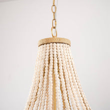 Load image into Gallery viewer, 4-Light Golden Farmhouse Dry Rated Chandelier
