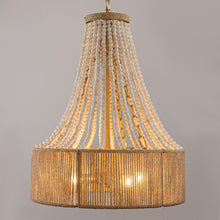 Load image into Gallery viewer, 4-Light Golden Farmhouse Dry Rated Chandelier
