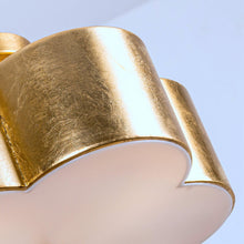 Load image into Gallery viewer, Golden Modern Semi Flush 3-Light Ceiling Lighting
