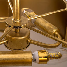 Load image into Gallery viewer, Golden Modern Semi Flush 3-Light Ceiling Lighting
