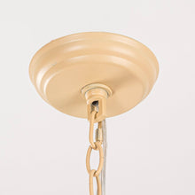 Load image into Gallery viewer, 1-Light Wooden Beads Farmhouse Beige Dry Rated Pendant Lighting
