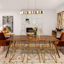 Carregar imagem no visualizador da galeria, 5-Light Golden Modern Dry Rated Island Pendant Lighitng
