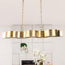 Carregar imagem no visualizador da galeria, 5-Light Golden Modern Dry Rated Island Pendant Lighitng
