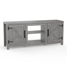 Carregar imagem no visualizador da galeria, Farmhouse TV Stand for 58 Inch TV Storage Cabinet for Living Room
