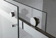 Load image into Gallery viewer, 60&#39;&#39;W X 76&#39;&#39; H Double Sliding Frameless Shower Door with Clear Glass
