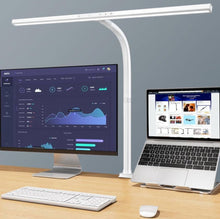 Load image into Gallery viewer, EppieBasic LED Desk Lamp, 24W Architect Clamp Task Table Lamp, Office Desk Lamp Super Bright Extra Wide Area Drafting Work Light,6 Color Modes and Ste
