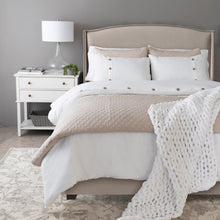 Carregar imagem no visualizador da galeria, Belgian Flax Linen Rich Cotton Blend Duvet Cover 3 Piece Set
