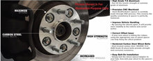 Load image into Gallery viewer, Coyote Accessories - Black Anodized 6061-Billet Aluminum Wheel Adapter Set Of 2
