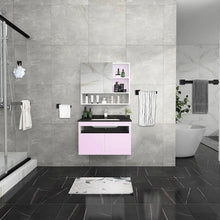 Load image into Gallery viewer, Luxurious 4-Piece Stainless Square Matte Black Bathroom Hardware Set: Towel Bar, Towel Ring, Toilet Paper Holder, Robe Hook, and Tower Holder - Wall Mounted
