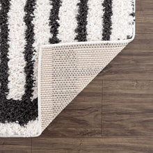 Carregar imagem no visualizador da galeria, Bauer Plush Black Rainbow Rug - Clearance
