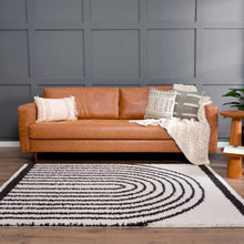 Carregar imagem no visualizador da galeria, Bauer Plush Black Rainbow Rug - Clearance

