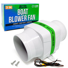 Load image into Gallery viewer, Boat Blower Fan Inline 12v
