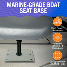 Load image into Gallery viewer, Boat Seat Pedestal Base Plate

