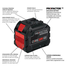 Carregar imagem no visualizador da galeria, BOSCH GBA18V120 18V CORE18V Lithium-Ion 12.0 Ah PROFACTOR Exclusive Battery
