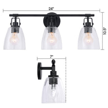 Load image into Gallery viewer, Brilliance Modern Farmhouse 3-Light Vanity Light
