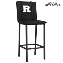 Load image into Gallery viewer, Bar Stool 500 with Rutgers Scarlet Knights White Logo Set of 2
