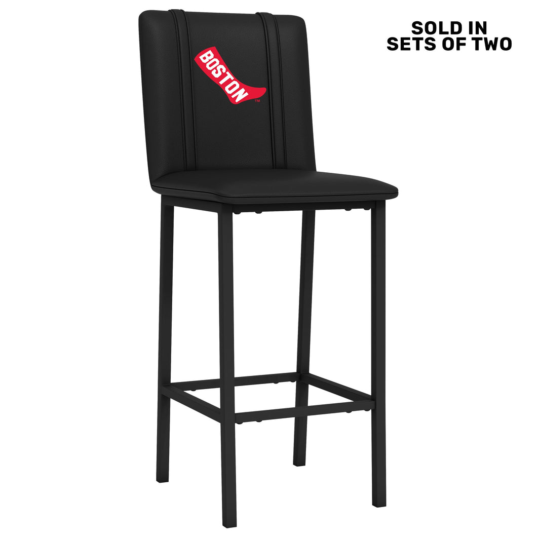 Bar Stool 500 with Boston Red Sox Cooperstown Secondary Set of 2