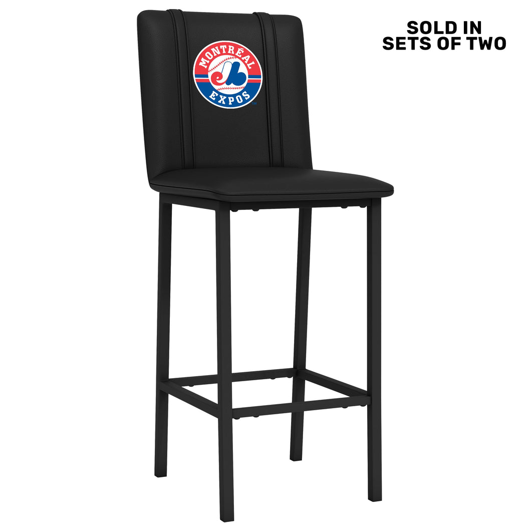 Bar Stool 500 with Montreal Expos Cooperstown Set of 2