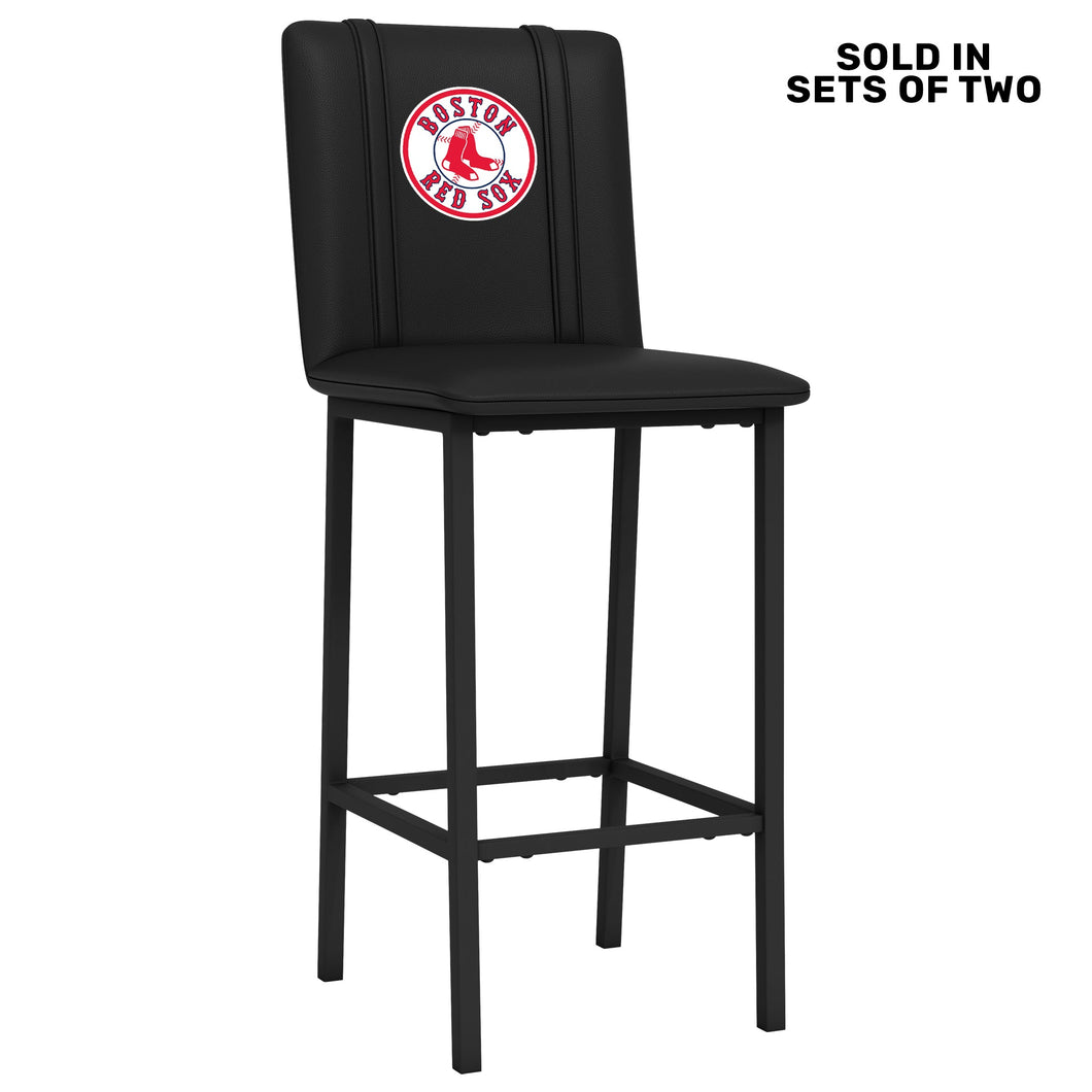 Bar Stool 500 with Boston Red Sox Logo Set of 2