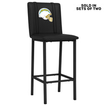 Load image into Gallery viewer, Bar Stool 500 with Los Angeles Chargers Helmet Logo Set of 2
