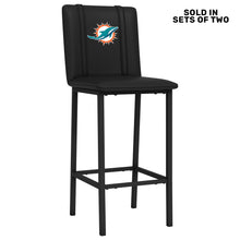 Load image into Gallery viewer, Bar Stool 500 with Miami Dolphins Primary Logo Set of 2
