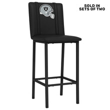 Cargar imagen en el visor de la galería, Bar Stool 500 with Las Vegas Raiders Helmet Logo Set of 2
