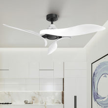 Load image into Gallery viewer, 54&quot; DC Motor 6 Speed Black Ceiling Fan
