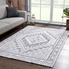 Carregar imagem no visualizador da galeria, Alya 3D Saxony  with Fringes Area Rug - Clearance
