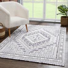 Carregar imagem no visualizador da galeria, Alya 3D Saxony  with Fringes Area Rug - Clearance
