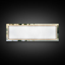 Load image into Gallery viewer, framed lake landscape art, panoramic, framed wall art,  living room wall decor, framed canvas, minimalist landscape, abstract landscape art

