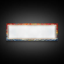 Carregar imagem no visualizador da galeria, Abstract Beach Wall Art, Colorful Abstract Nature, Framed Abstract Print Art, Sunset, Beach, Vibrant Art, Panoramic, Wall Art, Canvas Print
