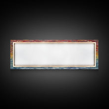 Carregar imagem no visualizador da galeria, Abstract Ocean Horizon Wall Art, Colorful Abstract, Framed Abstract Print Art, Sunset, Sea, Vibrant Art, Panoramic, Wall Art, Canvas Print
