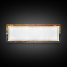 Carregar imagem no visualizador da galeria, Abstract Sea Wall Art, Vibrant Abstract, Framed Art, Sunset, Ocean, Abstract Nature, Textured Abstract, Panoramic, Wall Art, Canvas Print

