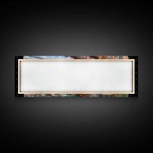 Cargar imagen en el visor de la galería, Colorful Abstract Row Of Buildings City Canvas Print, Large Urban Art Print, Cityscape Art, Vibrant Art, Panoramic, Wall Art, Canvas Print
