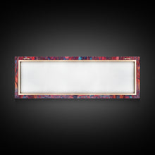 Load image into Gallery viewer, Enchanted Forest Art, Abstract Forest Art, Pink Forest, Pastel Wood, Wall Decor, Large Canvas Print, Panoramic, Wall Art, Canvas Print
