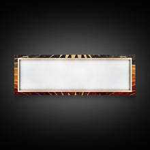 Carregar imagem no visualizador da galeria, Art Deco Sunburst Wall Art, Ready To Hang Canvas Print, Panoramic Art, Art Deco Wall Decor, Above Bed, Above Couch, Above Sofa
