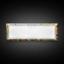 Carregar imagem no visualizador da galeria, Framed Canvas Print of Original painting, Large wall art, Boho wall décor, Flower painting, Home decor, Modern art, Bedroom decor, Panoramic
