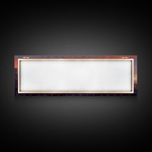 Load image into Gallery viewer, Cyberpunk City, Night City Watercolor, Ready To Hang Canvas Print, Panoramic, Videogame Concept Art, Watercolor Painting Of a Cyberpunk City
