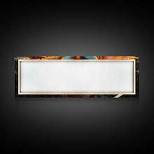 Load image into Gallery viewer, The Battle Angel, Framed Canvas Print, Game Room Art, Panoramic Painting, Panoramic Wall Art, Extra Large Wall Art
